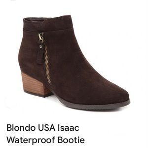 BLONDO ISAAC WATERPROOF SUEDE BROWN BOOTIE
